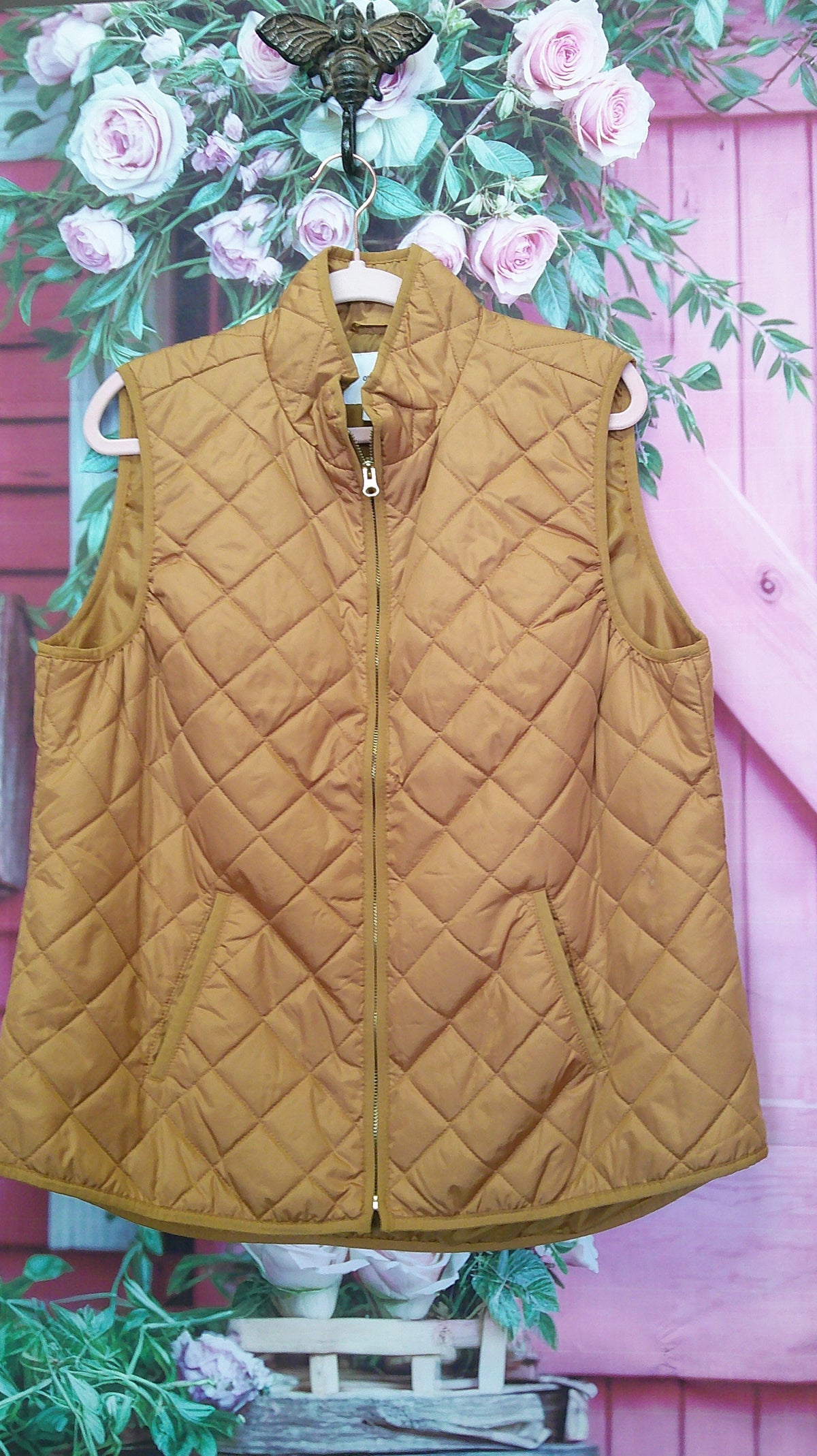 (P) Old Navy Mustard Vest XL 9/18/26