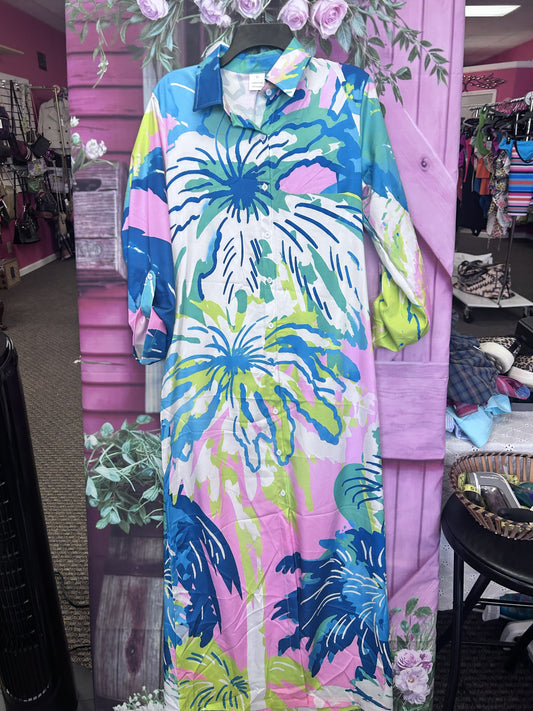 Tropical Dress M 8/21/26