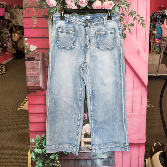 Bleu cropped jeans 12P 7/23/26