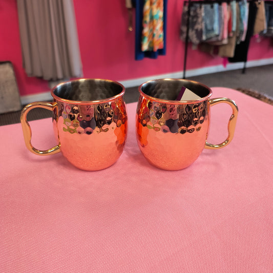 Set of 2 Moscow Mule Mugs 6/18/26