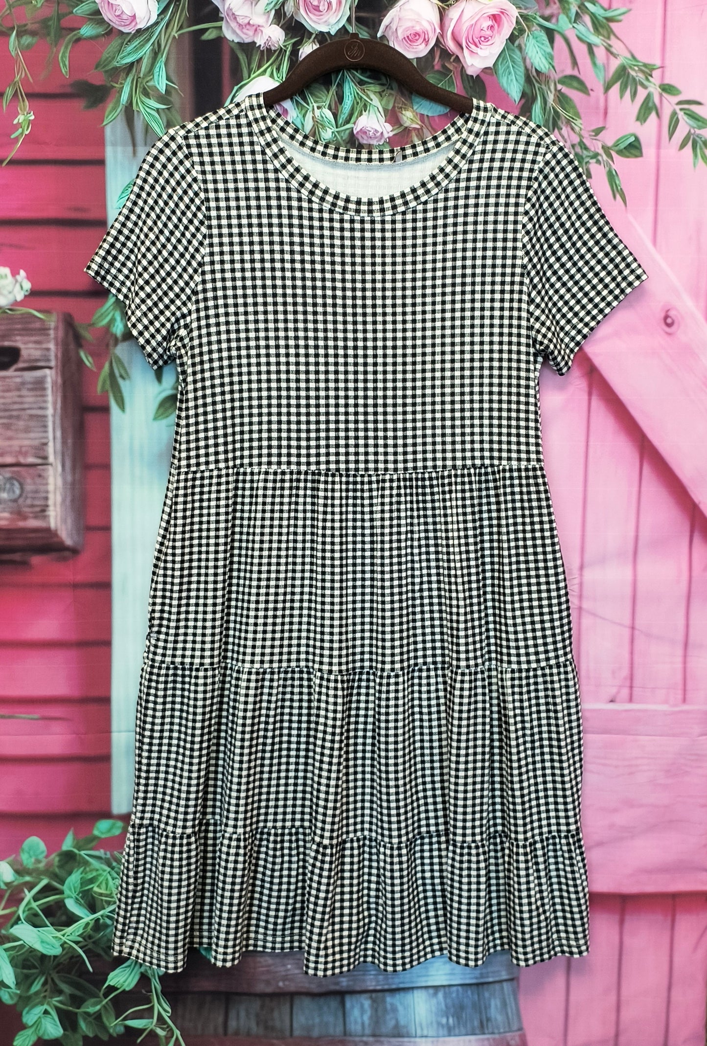 Gingham print dress SP 7/3/26