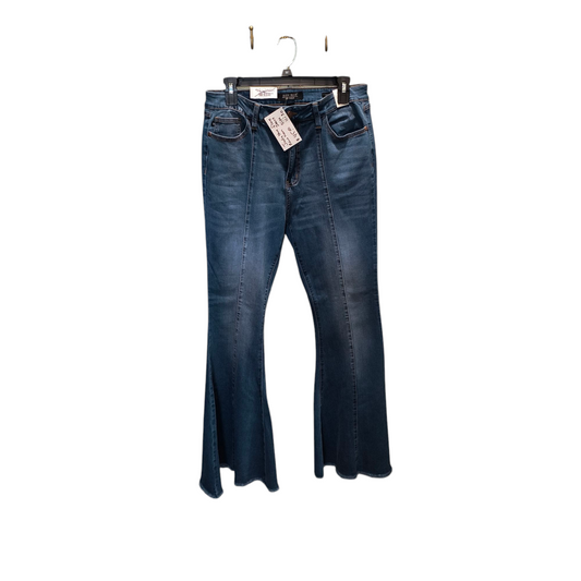 Judy blue flare raw hem jeans 11/30
