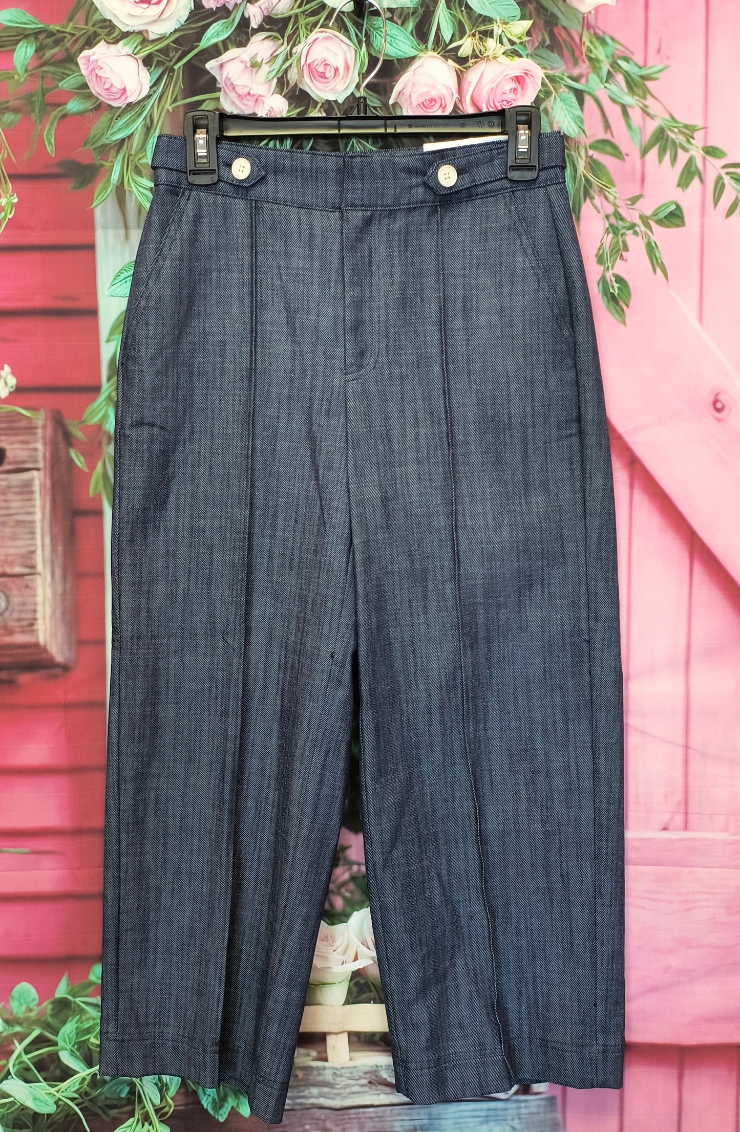 Loft wide leg crop pants 00P 7/3/26