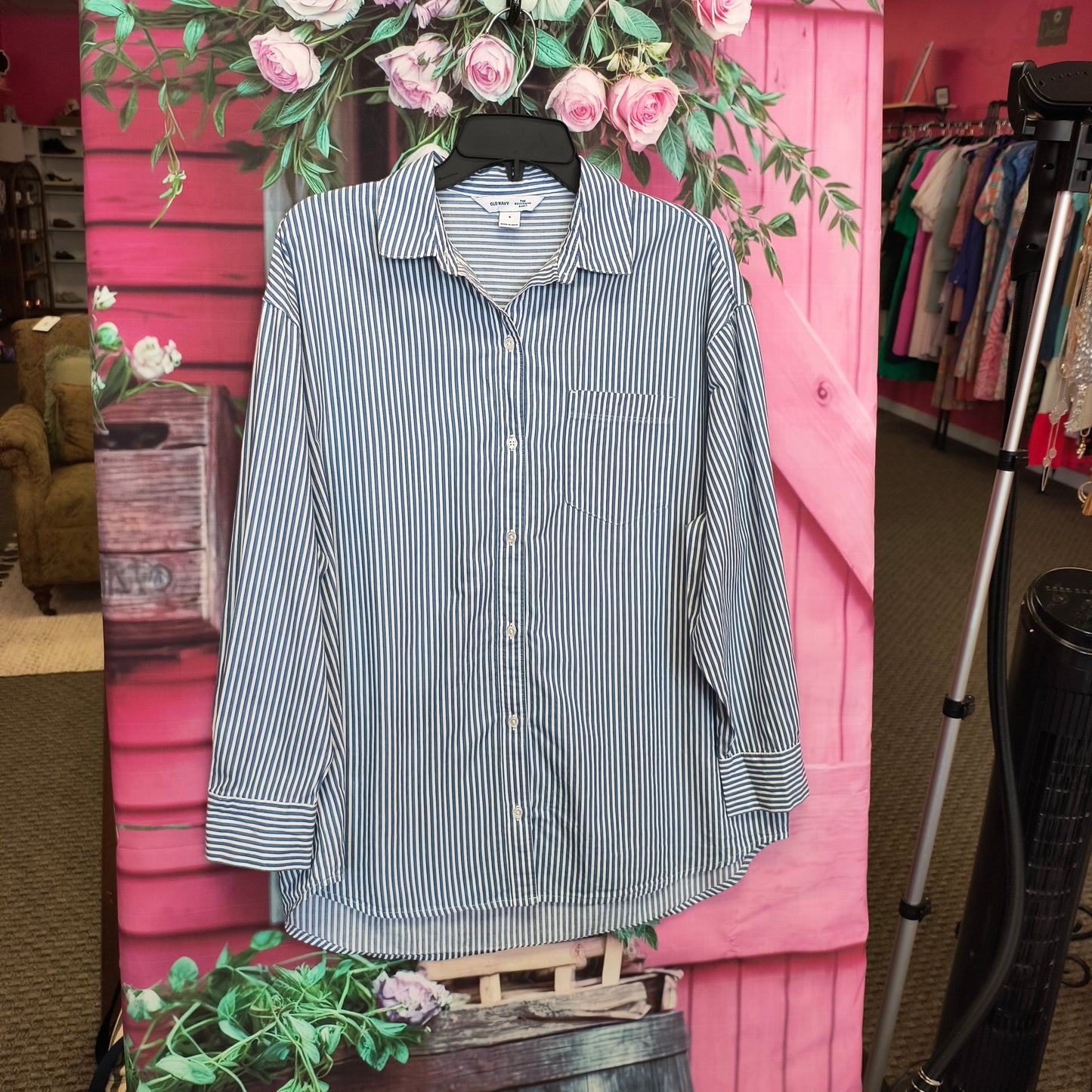 Old navy striped shirt S 8/7/26
