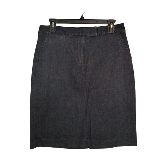 Talbots pencil denim stretch skirt size 8