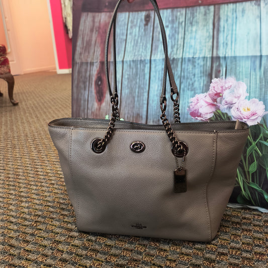 Coach Chain Tote Shoulder Bag 7/16/26