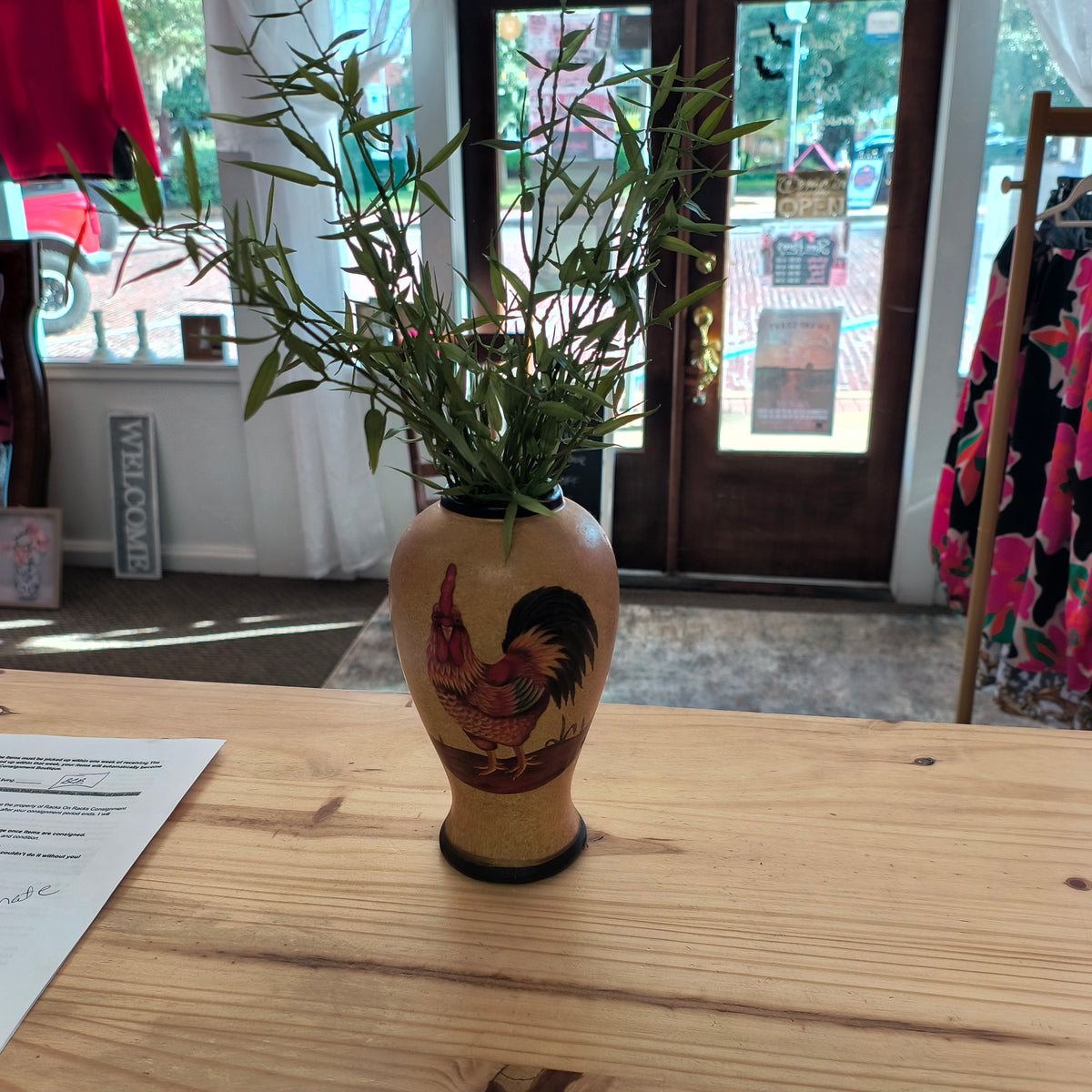 D)rooster vase 10/3/26