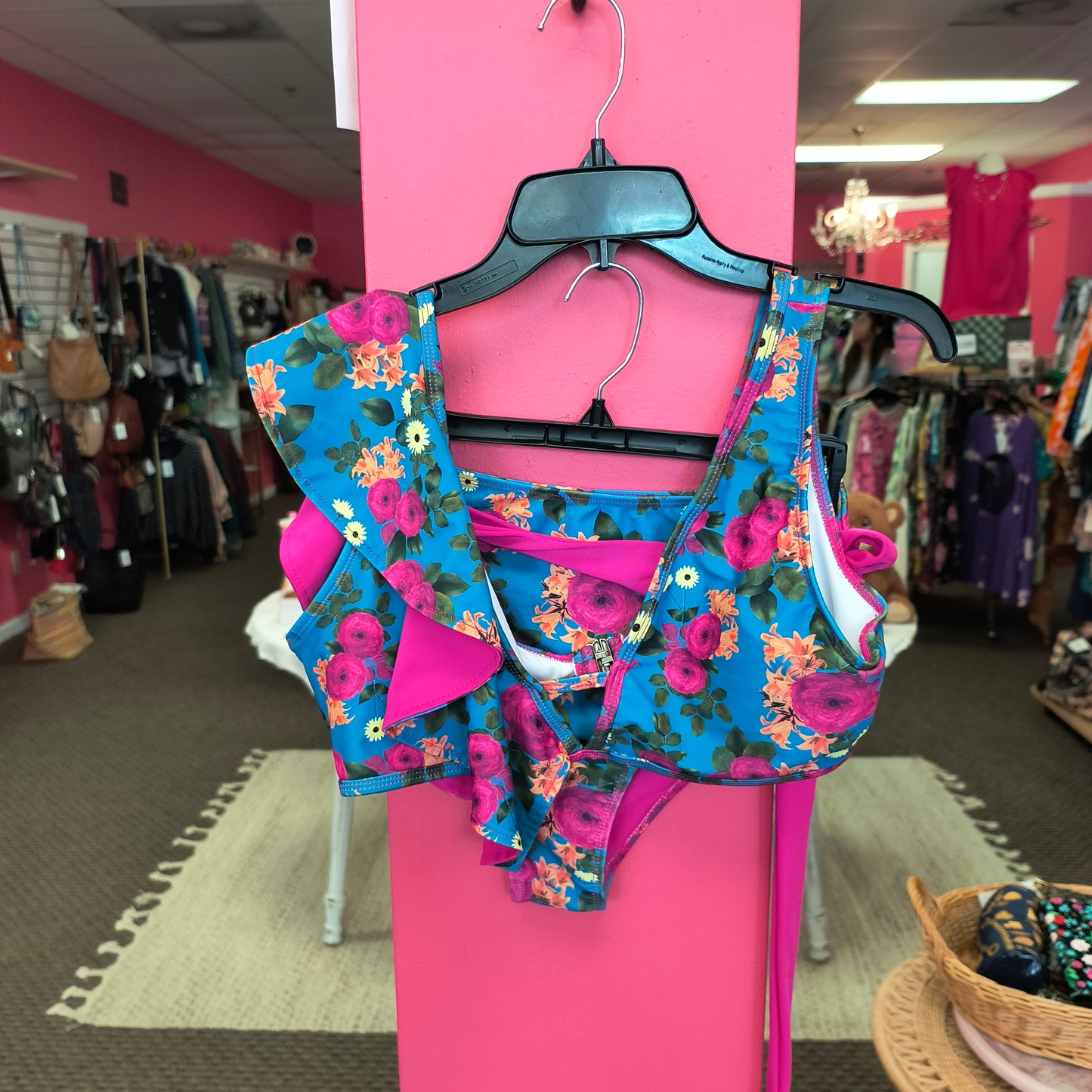 Ruffle top bikini M 6/10/26