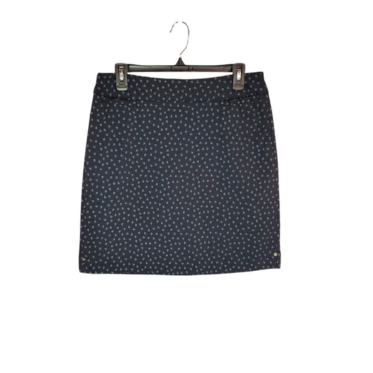Kim Rogers Skort Navy & White With Anchor Pattern Walking Casual size 8