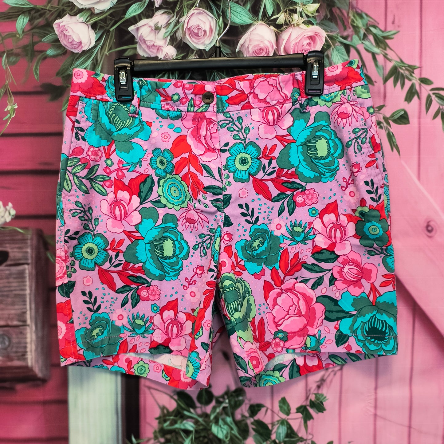 Talbots floral shorts 10 7/30/26