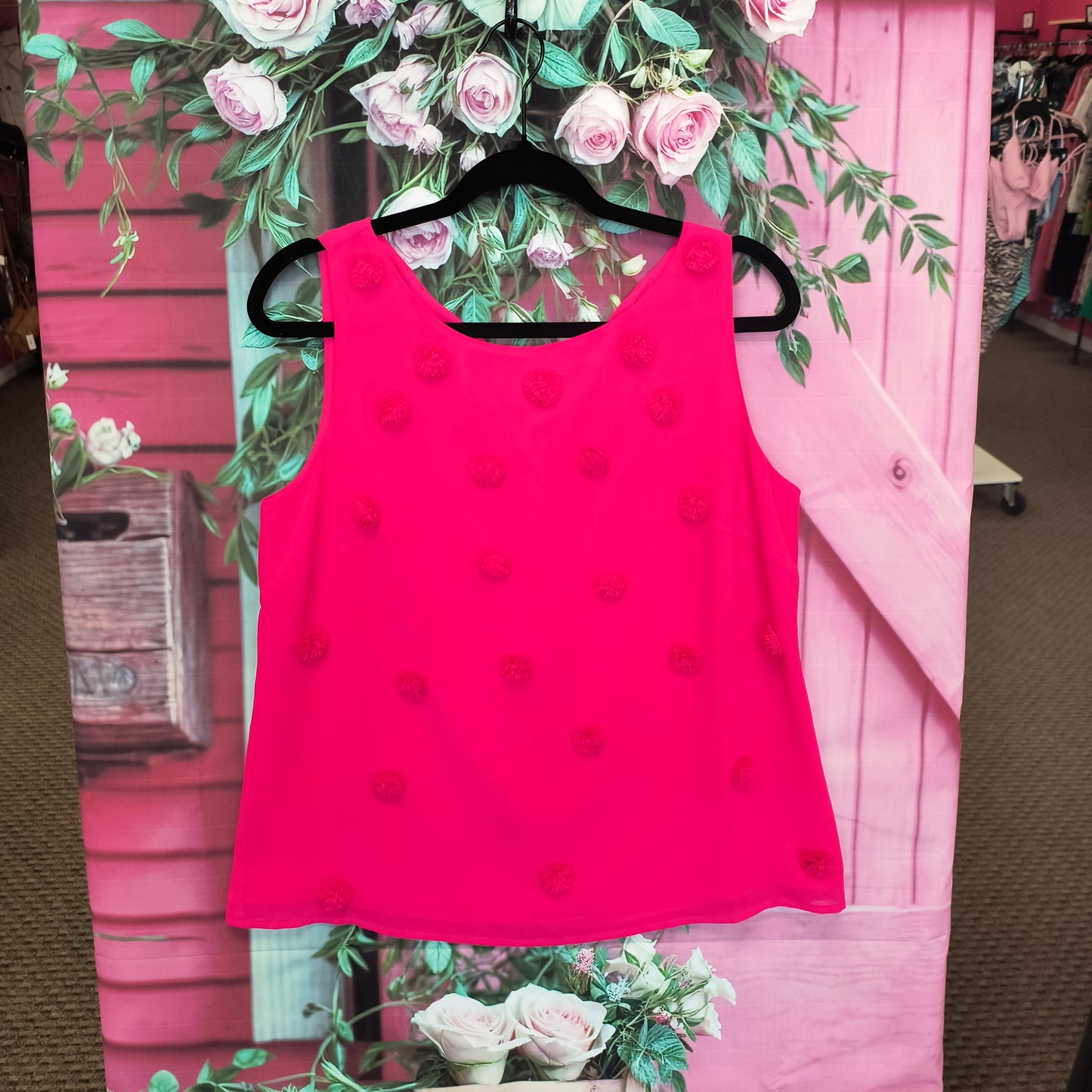 Talbots pink top M 7/30/26