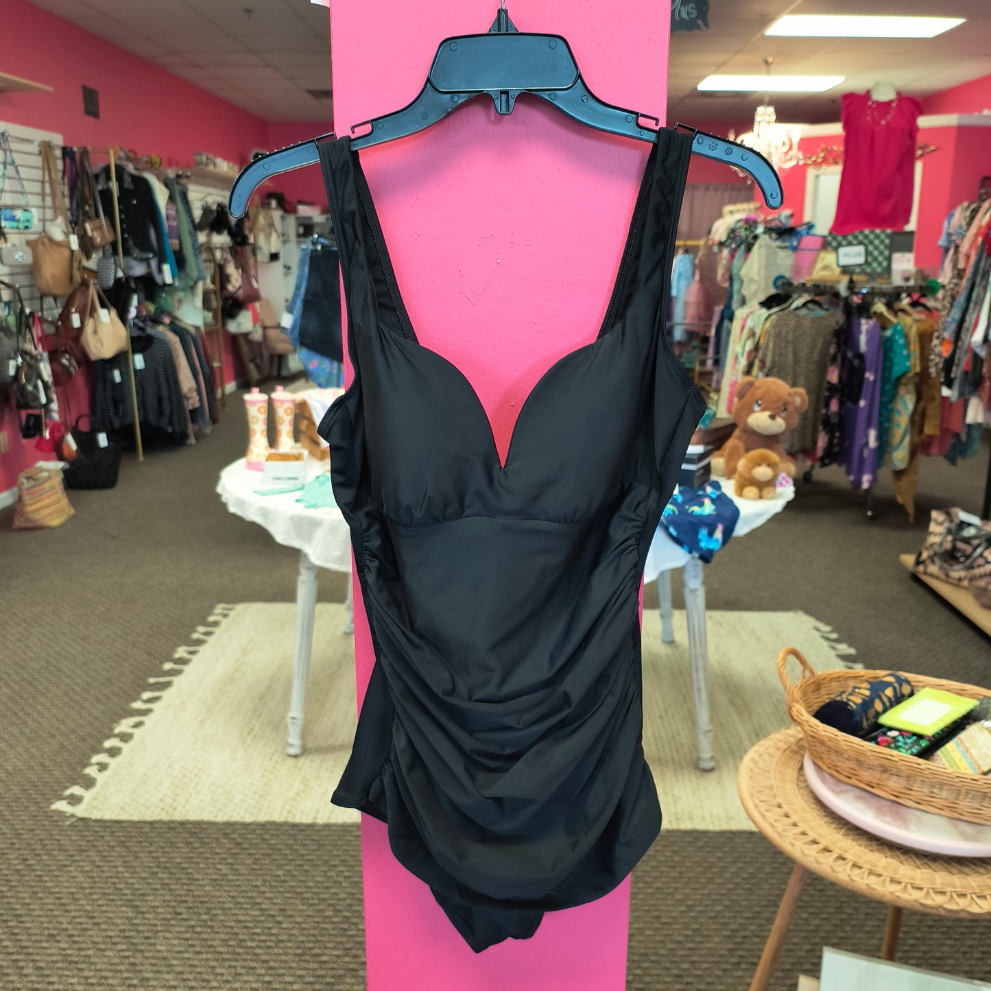 Miraclesuit black swimsuit L 6/11/26