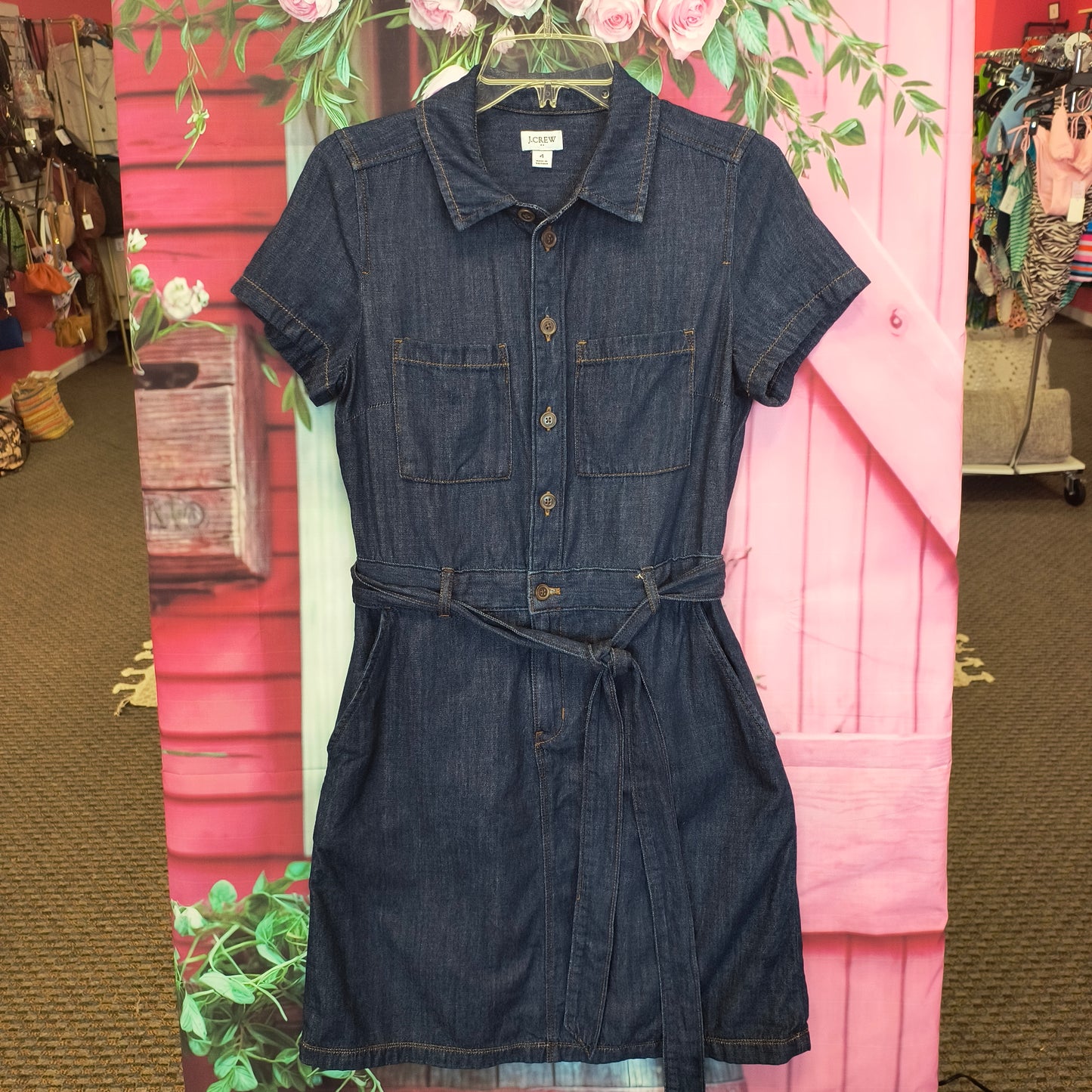 J crew denim dress 4 7/17/26