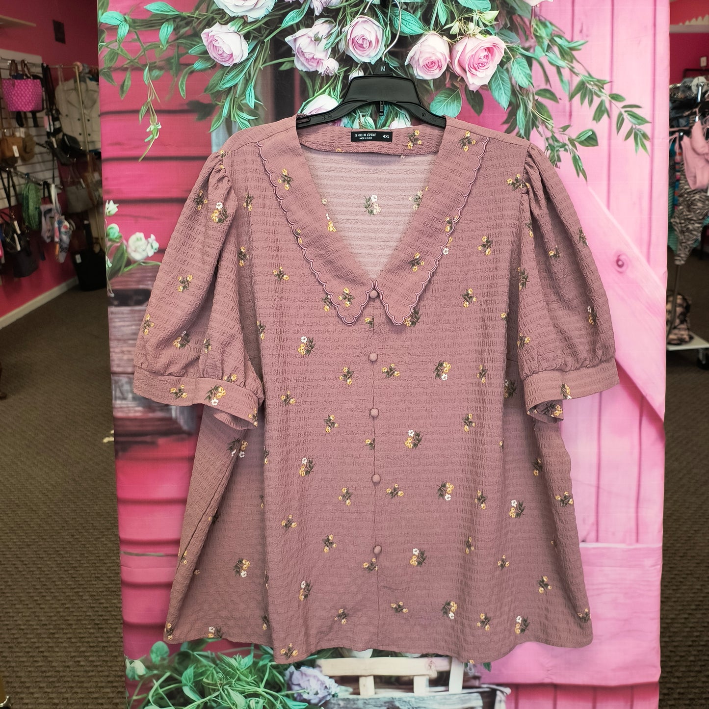Floral top 4X 8/6/26