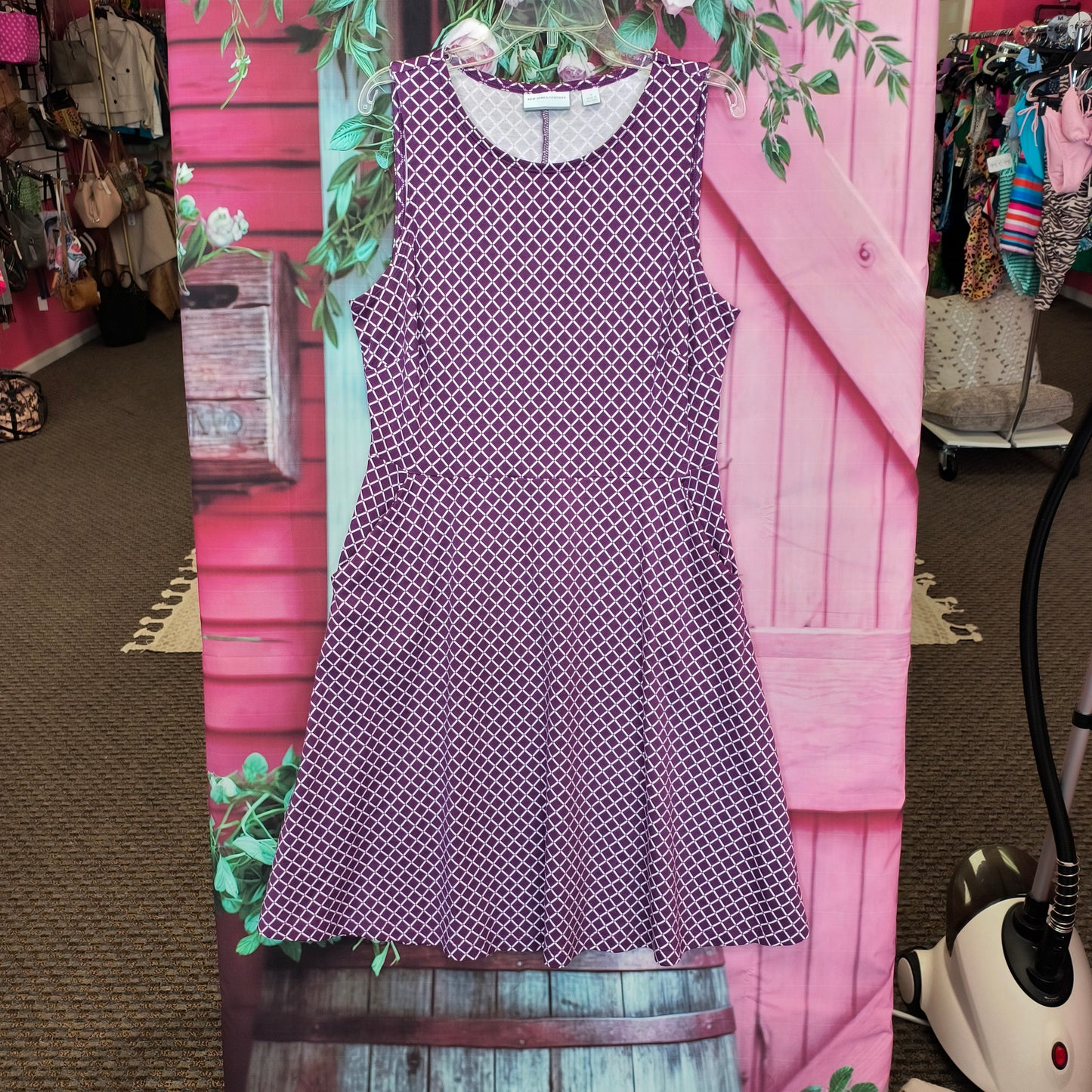 New York and Company purple dress M 7/24/26