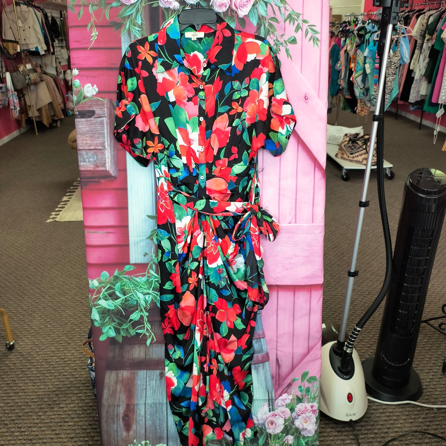 Entro floral dress L 8/7/26