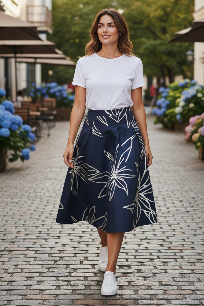 RSVP Talbots 8P Blue skirt 7/30/26