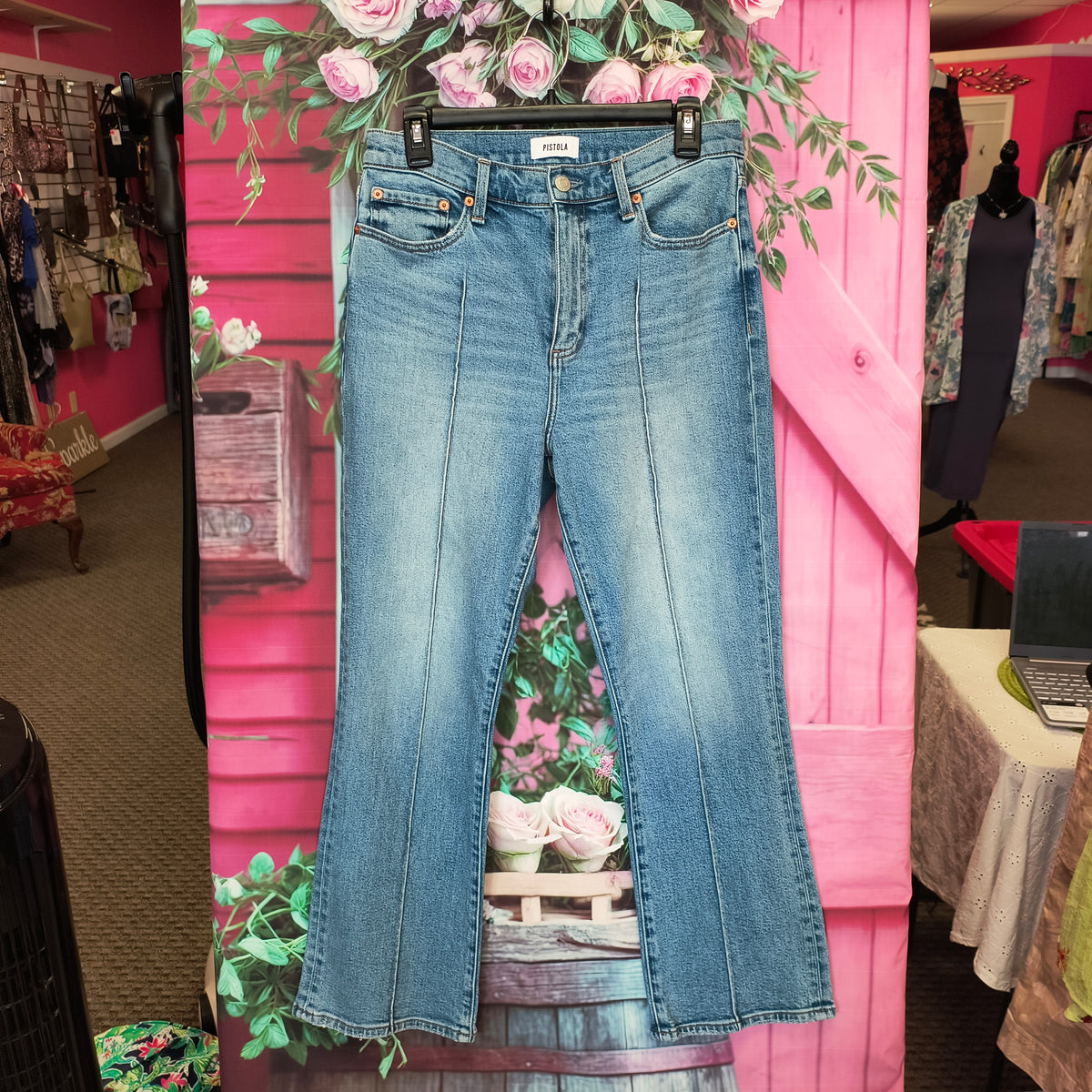 D)Pistola cropped pants 29 10/3/26