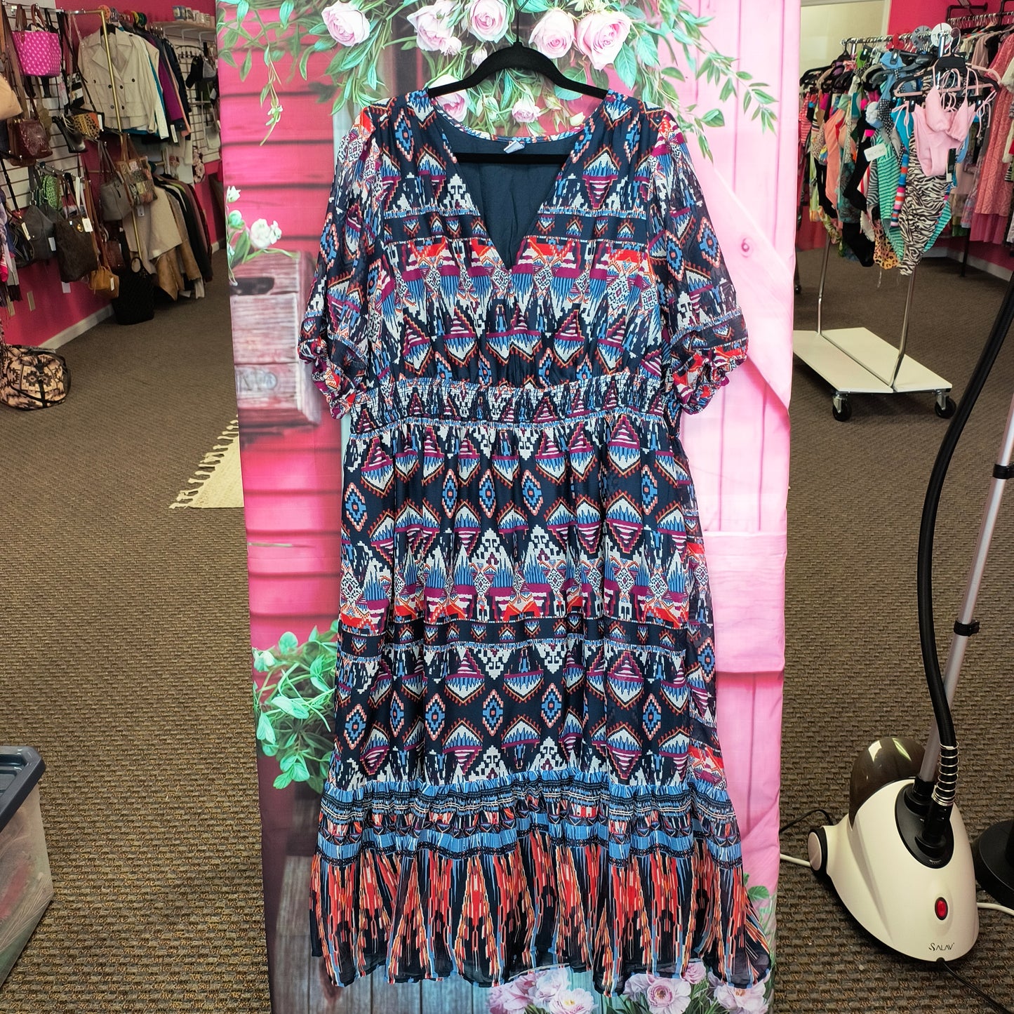 Old Navy Smocked Midi dress 2X 7/29/26