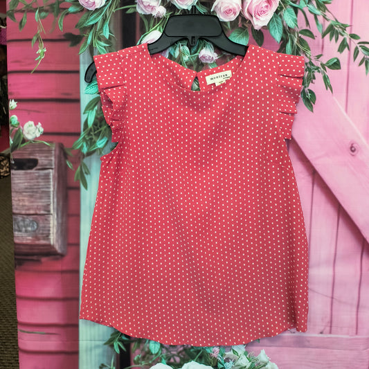 Monteau Polka Dot top S 7/23/26