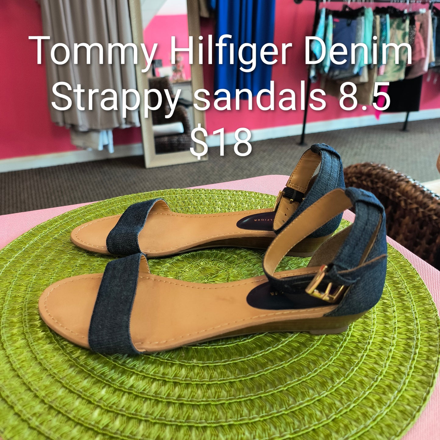 Tommy Hilfiger sandals 8.5 6/26/26