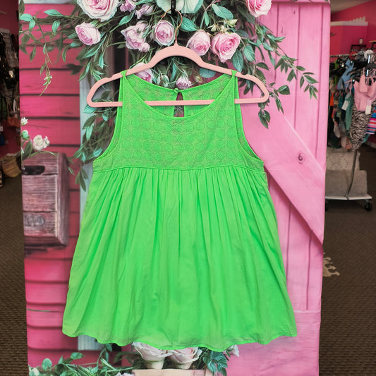 J crew lime green tank top M 7/17/26