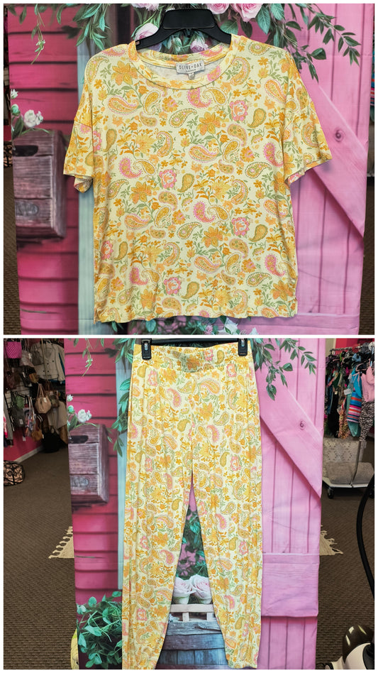 Olive+ oak sleepwear pants set S 7/23/26