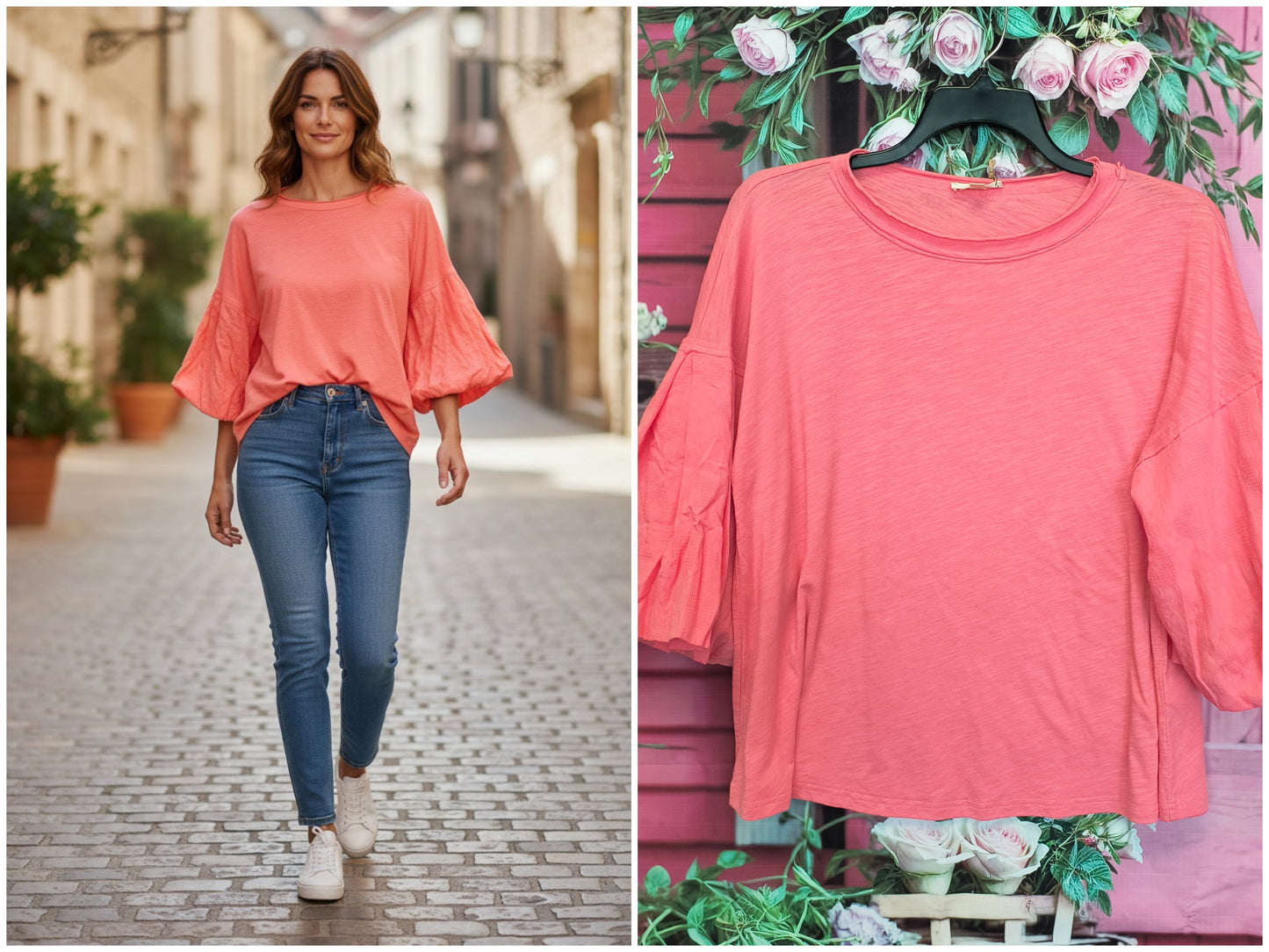 Easel coral top S 7/15/26