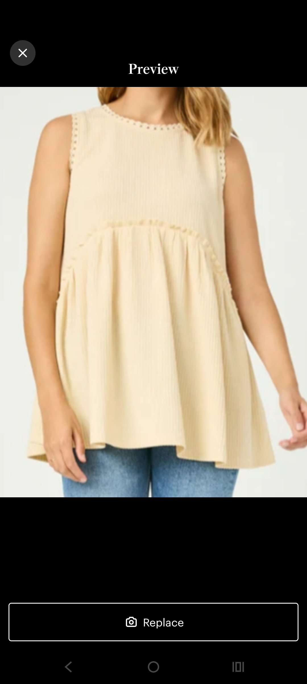 Hayden Ruffled Tank 1X 6/17/26