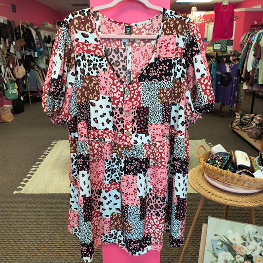 Patchwork dress 3X 6/14/26