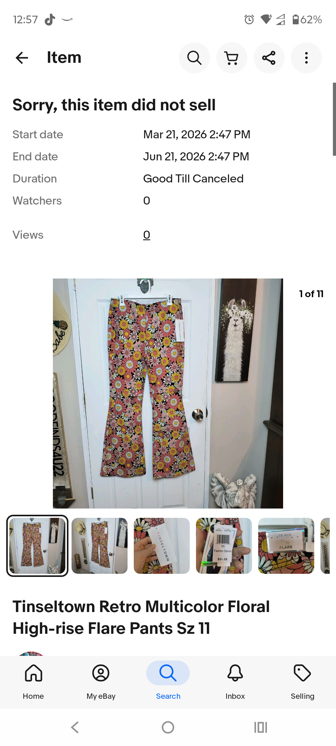 Tinseltown pants 11 6/17/26